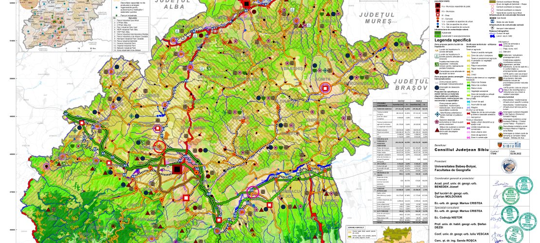 PATJ. Structura activitatilor si zonificarea teritoriului